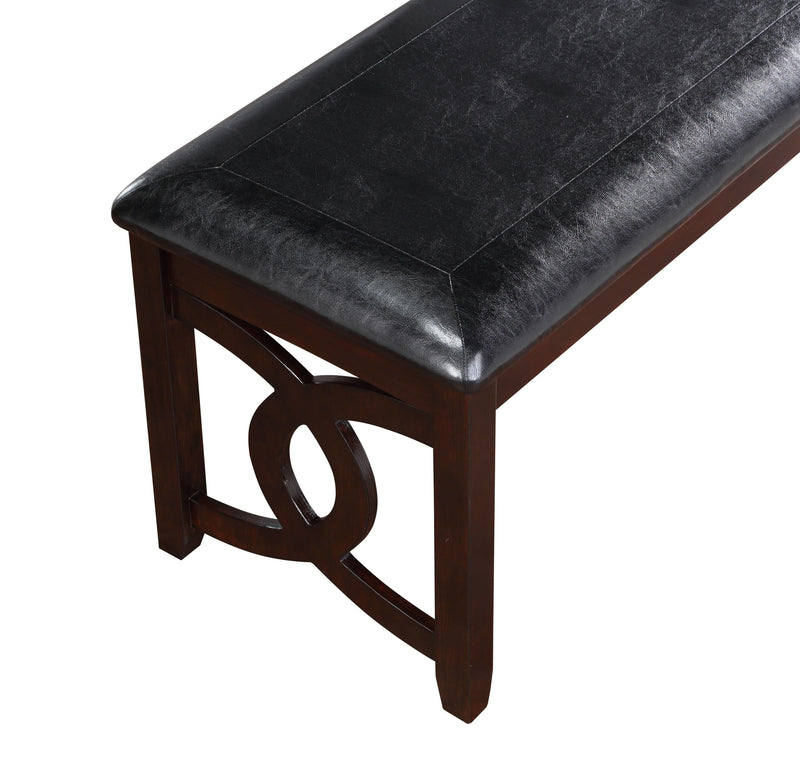Gia 46" Bench-Ebony