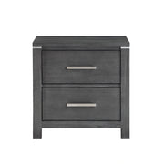 Odessa Nightstand-Charcoal