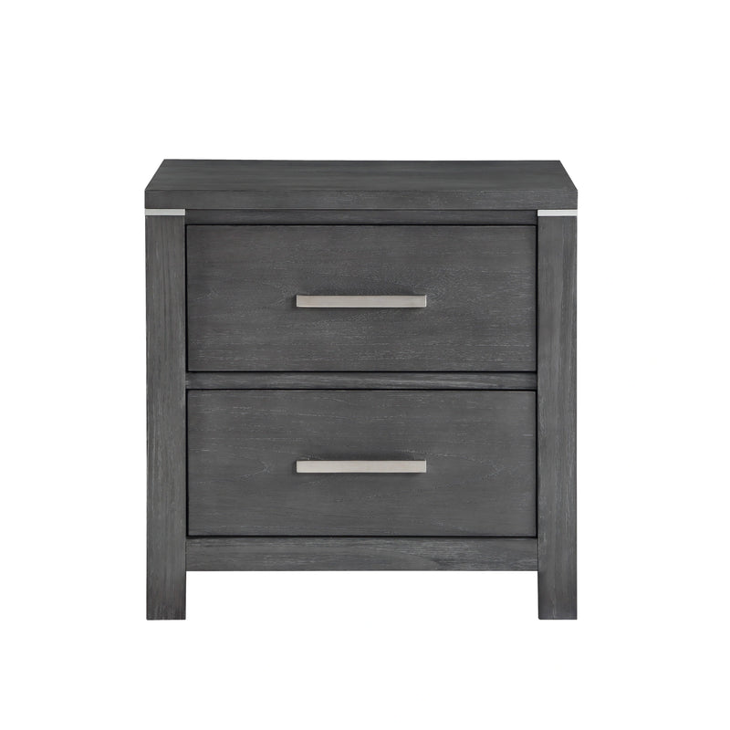 Odessa Nightstand-Charcoal