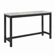 Celeste Theater Bar Table W/ 3 Stools-Gray
