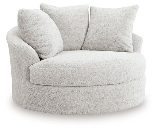 Cuddle Plush Oversized Swivel Accent Chair - Sims Furniture
