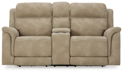 Next-Gen DuraPella Power Reclining Loveseat with Console - Sims Furniture