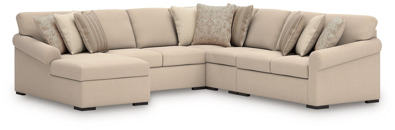 LadyMae Sectional with Chaise - Sims Furniture