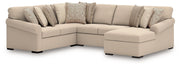 LadyMae Sectional with Chaise - Sims Furniture