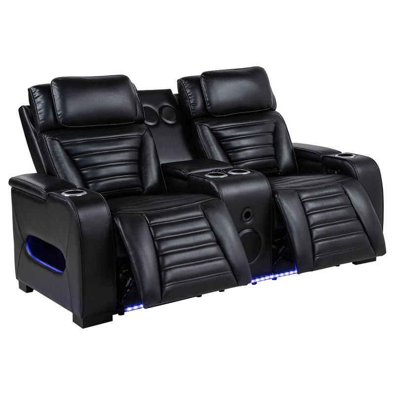 Zuma Dual Power Reclining Loveseat