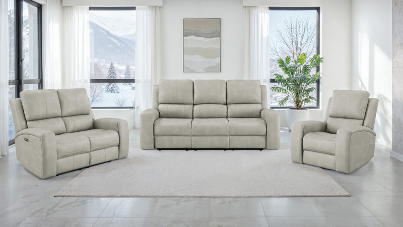 Brickston Triple Power Reclining Sofa Set