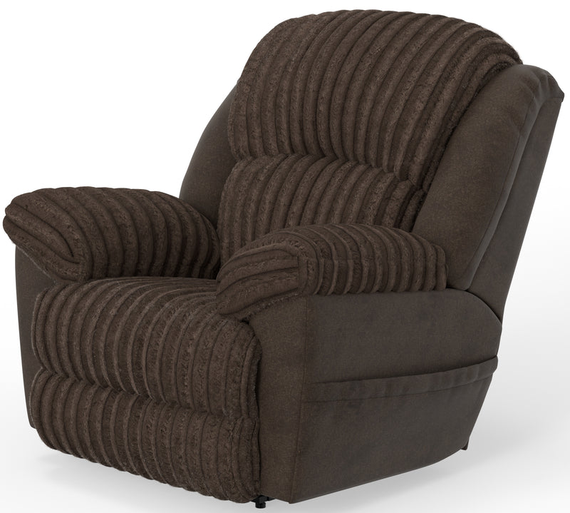 Shaggy Power Lay Flat Recliner w/Zero Gravity - Sims Furniture