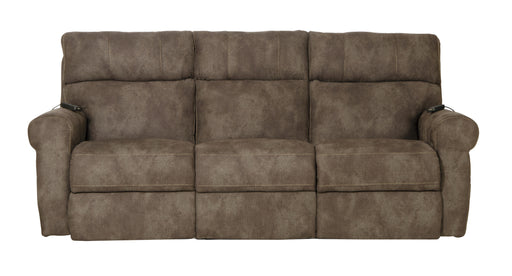 Tranquility Power Headrest Power LayFlat Recl Sofa w/DDT/CR3 Heat/Massage/Lumbar - Sims Furniture