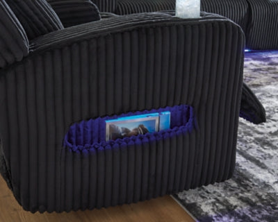 Forest Lake Power Reclining Loveseat with Console - Sims Furniture