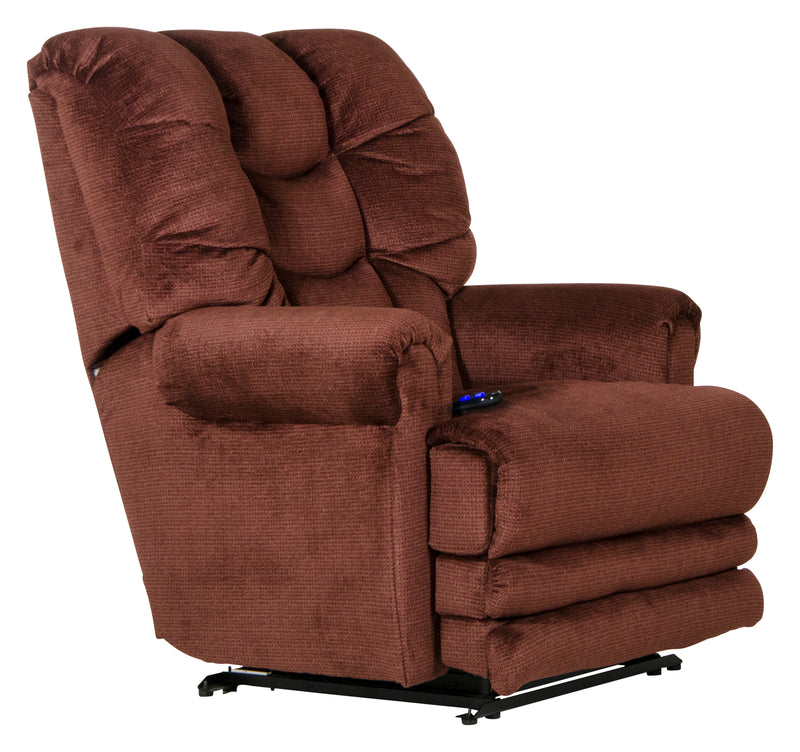 Malone Power "Lay Flat" Recliner w/Ext Otto - Sims Furniture