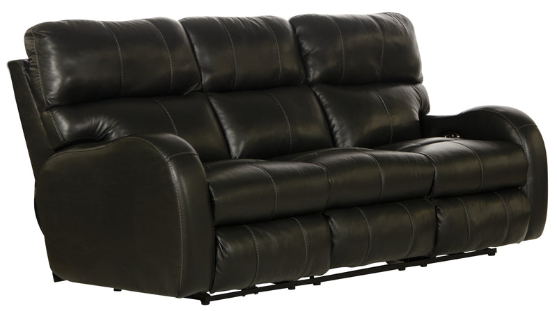 Angelo Power Headrest Power LayFlat Reclining Sofa - Sims Furniture