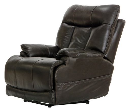 Naples Power Headrest Power Lay Flat Recliner w/Extended Ottoman - Sims Furniture