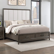 Landon 5/0 Q Headboard-Walnut