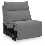 Modmax Reclining Sectional with Audio Console - Sims Furniture