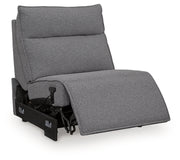 Modmax Reclining Sectional with Audio Console - Sims Furniture