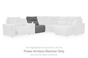 Modmax Reclining Sectional with Audio Console - Sims Furniture