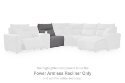 Modmax Reclining Sectional with Audio Console - Sims Furniture