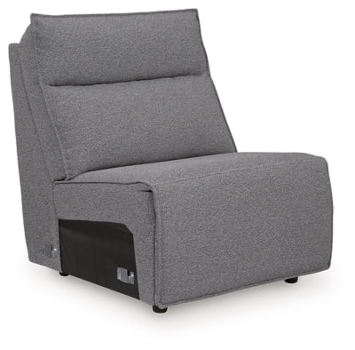 Modmax Reclining Sectional with Audio Console - Sims Furniture