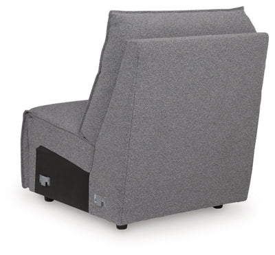 Modmax Reclining Sectional with Audio Console - Sims Furniture