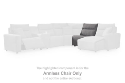 Modmax Reclining Sectional with Audio Console - Sims Furniture