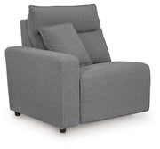 Modmax Reclining Sectional with Audio Console - Sims Furniture