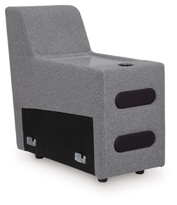 Modmax Reclining Sectional with Audio Console - Sims Furniture