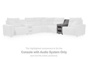 Modmax Reclining Sectional with Audio Console - Sims Furniture