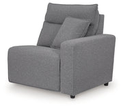 Modmax Reclining Sectional with Audio Console - Sims Furniture