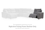 Modmax Reclining Sectional with Audio Console - Sims Furniture
