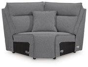 Modmax Reclining Sectional with Audio Console - Sims Furniture