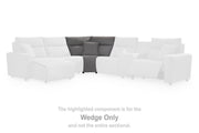 Modmax Reclining Sectional with Audio Console - Sims Furniture