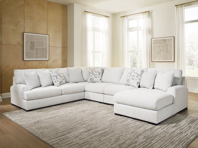 Misty-Lakes Sectional with Chaise - Sims Furniture