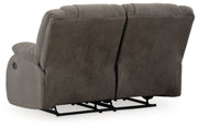 First Base Reclining Loveseat - Sims Furniture