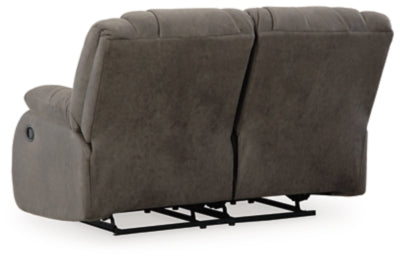 First Base Reclining Loveseat - Sims Furniture