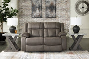First Base Reclining Loveseat - Sims Furniture
