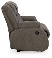 First Base Reclining Loveseat - Sims Furniture