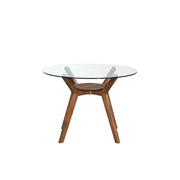 Oscar Round Glass Top For Std Or Counter Dining Base
