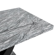 Lyra Dining Table Top And Base Bottom Marble