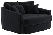 Matty Round Accent Cuddle Chaise - Sims Furniture