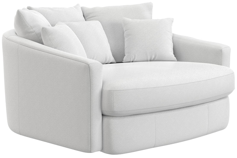 Matty Round Accent Cuddle Chaise - Sims Furniture