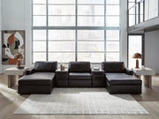 Modmax II Double Chaise Sectional with Audio Consoles - Sims Furniture