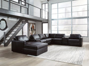 Modmax II Sectional with Chaise and Audio Consoles - Sims Furniture