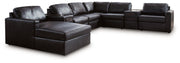 Modmax II Sectional with Chaise and Audio Consoles - Sims Furniture