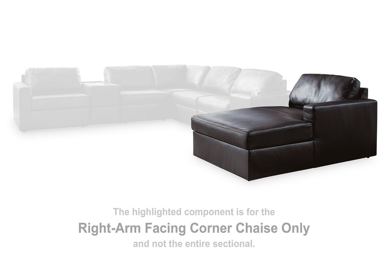 Modmax II Sectional with Chaise and Storage Consoles - Sims Furniture