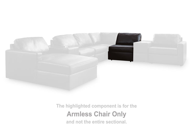 Modmax II Sectional with Chaise and Storage Consoles - Sims Furniture