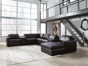 Modmax II Sectional with Chaise and Audio Consoles - Sims Furniture