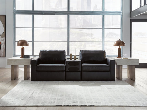 Modmax II Sectional Loveseat with Audio Console - Sims Furniture