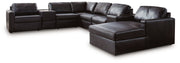 Modmax II Sectional with Chaise and Storage Consoles - Sims Furniture