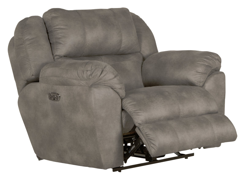 Ferrington Power Headrest w/ Lumbar Power Lay Flat Recliner - Sims Furniture