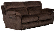 Sedona Pwr Hdrst w/Lumbar Lay Flt Rcl Cnsl Loveseat w/Stg & Cphldrs - Sims Furniture
